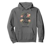 No Kings Day Floral Marzo 28 2026 Sudadera con Capucha