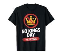 No Kings Day Patriotic No Kings Day 2025 Anti Corona Camiseta