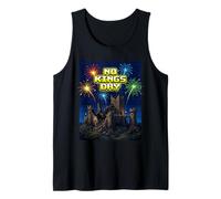 No Kings Day Pixel Game Castle Camiseta sin Mangas