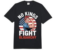 No Kings Fight Oligarchy Comfort Colors Adult Heavyweight T-Shirt