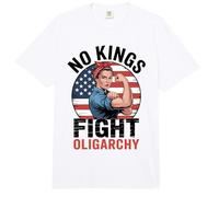 No Kings Fight Oligarchy Comfort Colors Adult Heavyweight T-Shirt