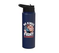 No Kings Fight Oligarchy Stainless Steel Insulated Water Bottle