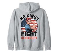 No Kings Fight Oligarchy Sudadera con Capucha