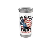 No Kings Fight Oligarchy Vaso térmico de acero inoxidable de doble pared