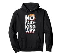 No Kings Funny No FAUX KING WAY Bandera Impeach Resist Protesta Sudadera con Capucha