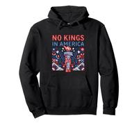 No Kings In America | Americana Poster Estatua de la Libertad Sudadera con Capucha
