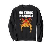 No Kings In America Anti Ice Activista Patriótico Protesta Dem Sudadera