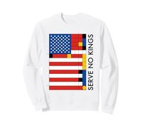 No Kings In America Art - Bandera Abstracta Moderna Sudadera