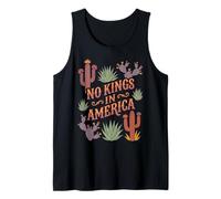 No Kings In America Cactus Estilo Occidental Camiseta sin Mangas