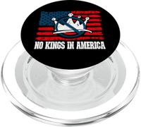 No Kings In America - Corona de Bandera de Estados Unidos PopSockets PopGrip para MagSafe