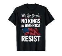 No Kings In America, Democracia, We The People Hombres Mujeres Camiseta gráfica económica