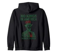 No Kings In America Divertido Abraham Lincoln Marzo 28, 2026 Sudadera con Capucha