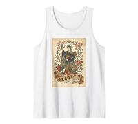No Kings In America Estatua Japonesa de la Libertad Ukiyo-e Camiseta sin Mangas
