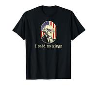 No Kings in America Flag,I Said No Kings Protest Resist 1776 Camiseta