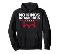 No Kings in America Flag Protesta Save Democracy Firma protesta Sudadera con Capucha