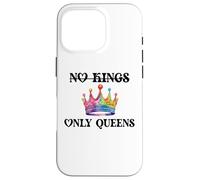 No Kings in America Only Queens Gay Pride Queer LGBTQ Ally Carcasa para iPhone 16 Pro