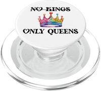 No Kings in America Only Queens Gay Pride Queer LGBTQ Ally PopSockets PopGrip para MagSafe