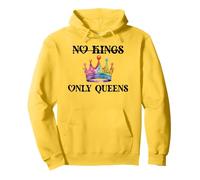 No Kings in America Only Queens Gay Pride Queer LGBTQ Ally Sudadera con Capucha