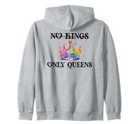 No Kings in America Only Queens Gay Pride Queer LGBTQ Ally Sudadera con Capucha