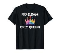 No Kings in America Only Queens Queer Ally Gay Pride LGBTQ Camiseta