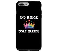 No Kings in America Only Queens Queer Ally Gay Pride LGBTQ Carcasa para iPhone 7 Plus/8 Plus