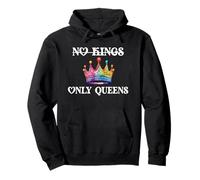 No Kings in America Only Queens Queer Ally Gay Pride LGBTQ Sudadera con Capucha