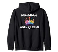 No Kings in America Only Queens Queer Ally Gay Pride LGBTQ Sudadera con Capucha