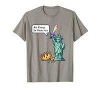 No Kings In America Pixel Art LGBTQ Pride Libertad Camiseta