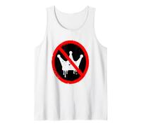 No Kings In America Political Protest Crown Design Camiseta sin Mangas