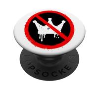 No Kings In America Political Protest Crown Design PopSockets PopGrip Adhesivo