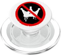 No Kings In America Political Protest Crown Design PopSockets PopGrip para MagSafe