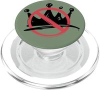 No Kings In America Political Protest Crown Design PopSockets PopGrip para MagSafe