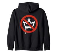 No Kings In America Political Protest Crown Design Sudadera con Capucha