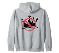 No Kings In America Political Protest Crown Design Sudadera con Capucha