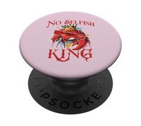 No Kings In America Political Protest No Shellfish King PopSockets PopGrip Adhesivo