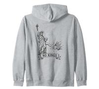 No Kings In America Political Protest Statue of Liberty Sudadera con Capucha