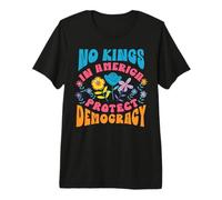 No Kings in America Protect Democracy EE.UU. Political Camiseta Premium