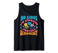 No Kings in America Protect Democracy EE.UU. Political Camiseta sin Mangas