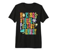 No Kings in America Proteger la Democracia Protesta política Camiseta Premium