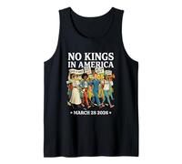 No Kings In America protestan Mujeres Camiseta sin Mangas