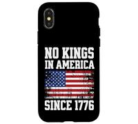 No Kings in America Since 1776 - Bandera Americana Carcasa para iPhone X/XS