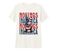 No Kings In America Since 1776 Camiseta Premium