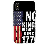 No Kings In America Since 1776 Declaración Patriótica Carcasa para iPhone X/XS
