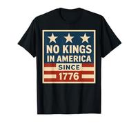 No Kings In America Since 1776 Democracia 4 de julio Vintage Camiseta
