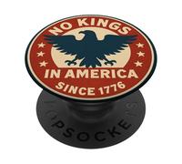 No Kings In America Since 1776 Democracia 4 de julio Vintage PopSockets PopGrip Adhesivo