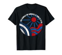 No Kings in America Since 1776 Flag No Kings Day Hombres Mujeres Camiseta