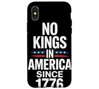 No Kings In America Since 1776 Libertad Orgullo Patriota Carcasa para iPhone X/XS