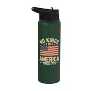 No Kings In America Since 1776 Stainless Steel Insulated Water Bottle