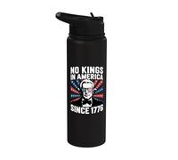 No Kings In America Since 1776 Stainless Steel Insulated Water Bottle