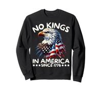 No Kings In America Since 1776 We The People USA FLAG Sudadera